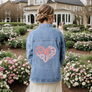 Aimez-Vous Deux Tons Pink Heart Word