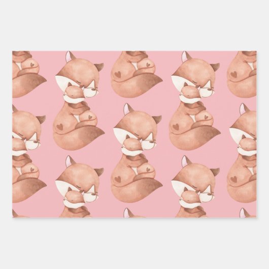 Aimez-vous Fur-Ever Fox Envelopper feuilles de pap (Devant 2)