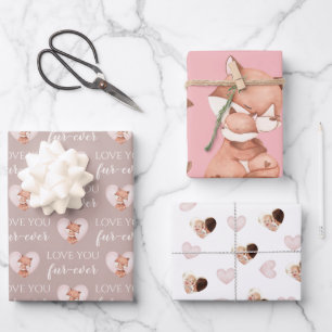 Aimez-vous Fur-Ever Fox Envelopper feuilles de pap