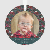 Aimez-vous Grand-mère Noël rouge et vert 2 photos (dos)