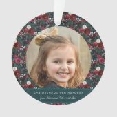 Aimez-vous Grand-mère Noël rouge et vert 2 photos (devant)