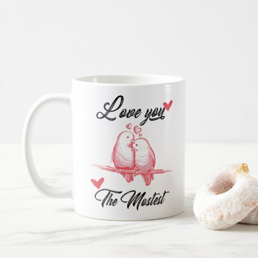Aimez-vous la tasse de Saint Valentin la plus gran (Avec donut)