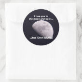Aimez-vous les autocollants MOON (Sac)