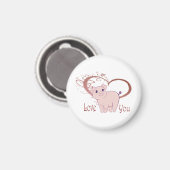 Aimez-Vous, Magnet D'Art Piggy (Recto/Verso)