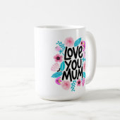 Aimez-vous maman café Mug (Devant droit)