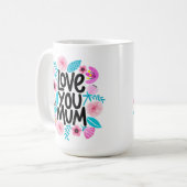 Aimez-vous maman café Mug (Devant gauche)