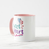Aimez-vous mon amour Mug Cadeau pour une amie (Devant gauche)