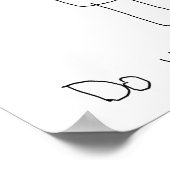 Aimez-vous mon Poster Casquette Dunce (Coin)