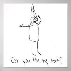 Aimez-vous mon Poster Casquette Dunce