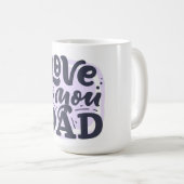 Aimez-vous papa café Mug (Devant droit)