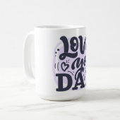 Aimez-vous papa café Mug (Devant gauche)