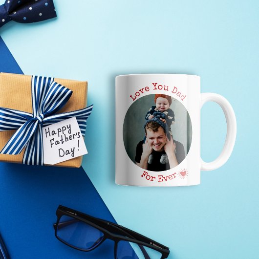 Aimez-vous papa photo Café Mug