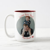 Aimez-vous papa photo Café Mug (Gauche)