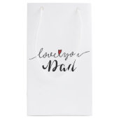 Aimez-vous sac heureux de cadeau de la fête des (Dos)