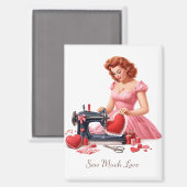 Aimons beaucoup de couture aimant vintage (Recto/Verso)