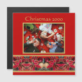 Aimons Jésus Magnet Noël (Devant / Derrière)