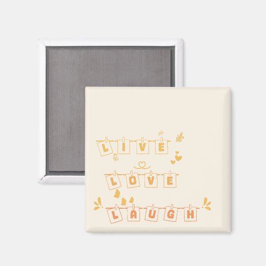 Aimons la vie avec un joli Magnet Notedry (Recto/Verso)