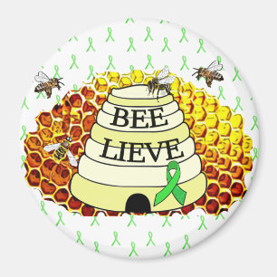 Aimons les abeilles Magnet de sensibilisation à la