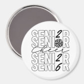 Aimons Senior 2026 Cercle Magnet (Recto/Verso)