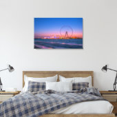 Ain Dubai Observation Wheel at Night Canvas Art (Insitu (Slaapkamer))