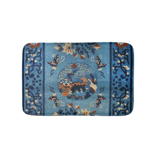 Aincent Chinese Deep Royal Blue Badmat (Voorkant)