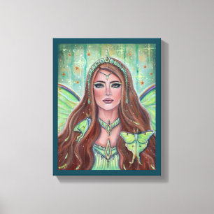 Aine Irish goddess fairy by Renee Lavoie Canvas Afdruk