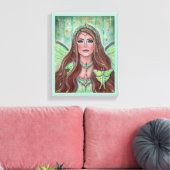 Aine Irish goddess fairy by Renee Lavoie Canvas Pr (Insitu (Woonkamer))