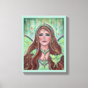 Aine Irish goddess fairy by Renee Lavoie Canvas Pr Afdruk