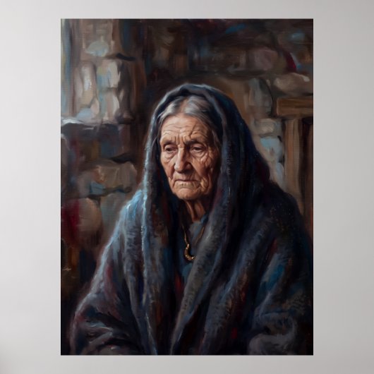 Aînée de la cheminée silencieuse - Portrait Poster (Devant)