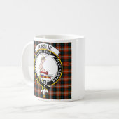 Ainslie Clan Badge Café Mug - taille 11oz (Devant gauche)