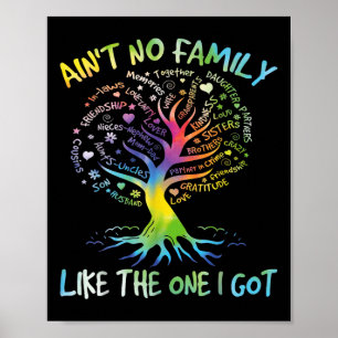 Aint geen familie zoals die van mijn familie poster