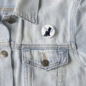 aint no angel cat badge ronde button 3,2 cm (In situ)