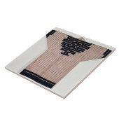 Ainu Coat, 19e eeuw Tegeltje (Zijkant)