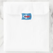 Ainu-mensen Vlag Sticker (Tas)