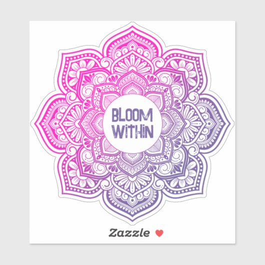 Aion Mandala Personalized Custom-Cut Vinyl Sticker (Feuille)
