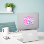 Aion Mandala Personalized Custom-Cut Vinyl Sticker (Ordinateur portable sur le bureau)