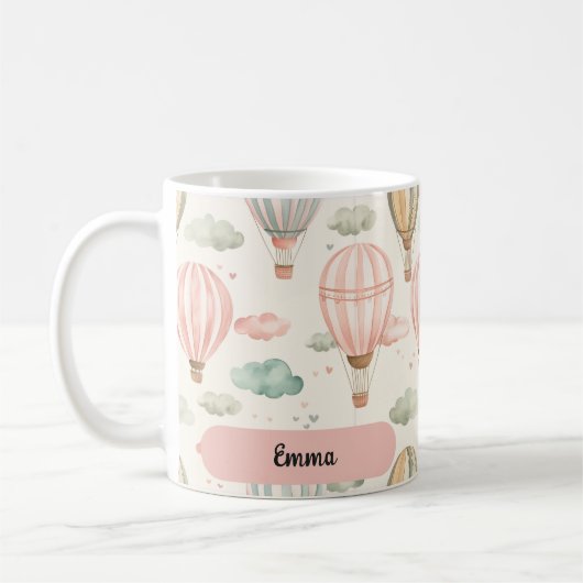 Air Balloons Adventure Kids Mug (Gauche)