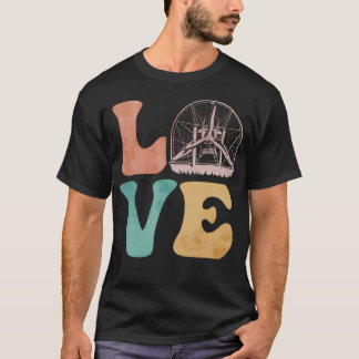 Air Boat Airboat Airboating Love T-shirt