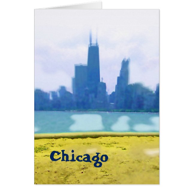 Air Brossé Chicago Skyline Art (Devant)