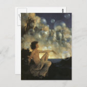 Air Castles, Maxfield Parrish Fine  Briefkaart (Voorkant / Achterkant)