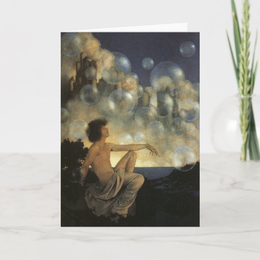 Air Castles, Maxfield Parrish Fine Kaart (Voorkant)