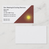 Air conditionné Réparation Cartes de visite (Devant / Derrière)