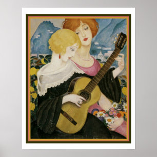 "Air de Capri" 1923 Gerda Wegener 16 x 20 Poster