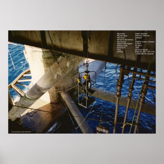 "Air Dive"-druk Poster (Voorkant)