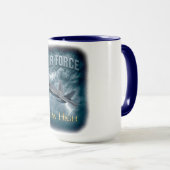 Air Force “Aim High” Mug (Devant droit)