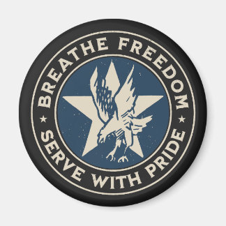 Air Force - Breathe freedom, serve with pride. Magneet