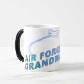 Air Force Grandma Magische Mok (Voorkant links)