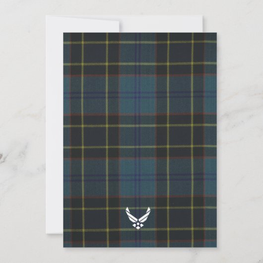 Air Force Tartan Invitation (Dos)