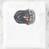 Air Force (USAF) Rechthoekige Sticker (Tas)