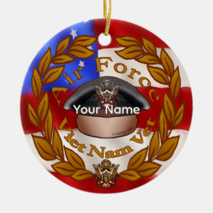 Air Force Viet Nam Vet-sieraad Keramisch Ornament